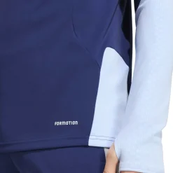 adidas Ajax Trainingstrui 1/4-Zip 2026-2027 Donkerblauw Lichtblauw