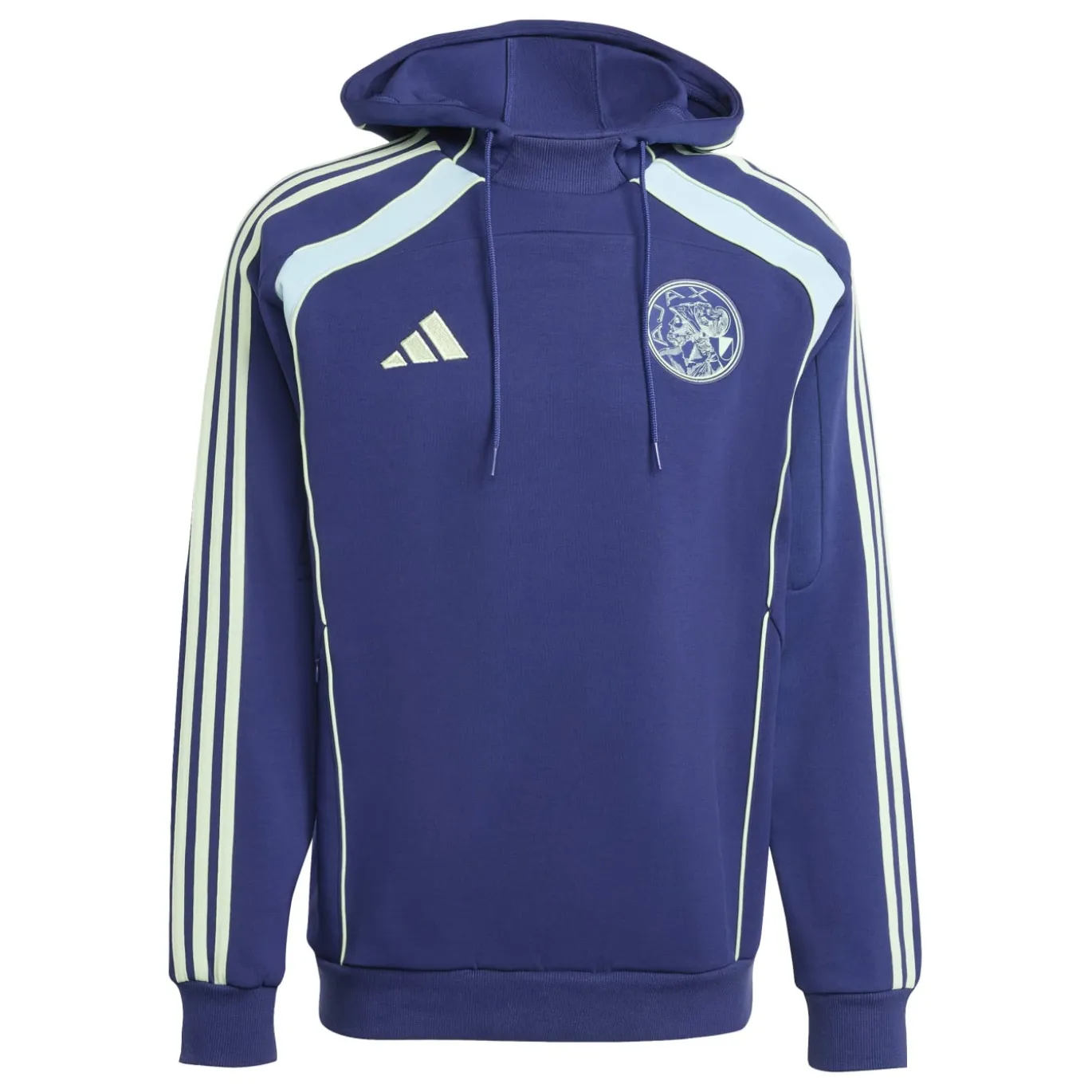 adidas Ajax Urban Purist Hoodie 2025-2026 Donkerblauw Lichtblauw Groen