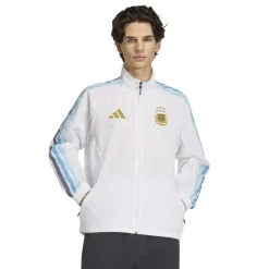 adidas Argentinië Anthem Trainingsjack 2026-2028 Wit Goud Blauw