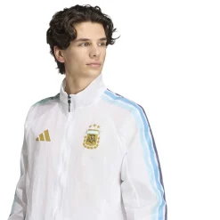 adidas Argentinië Anthem Trainingsjack 2026-2028 Wit Goud Blauw
