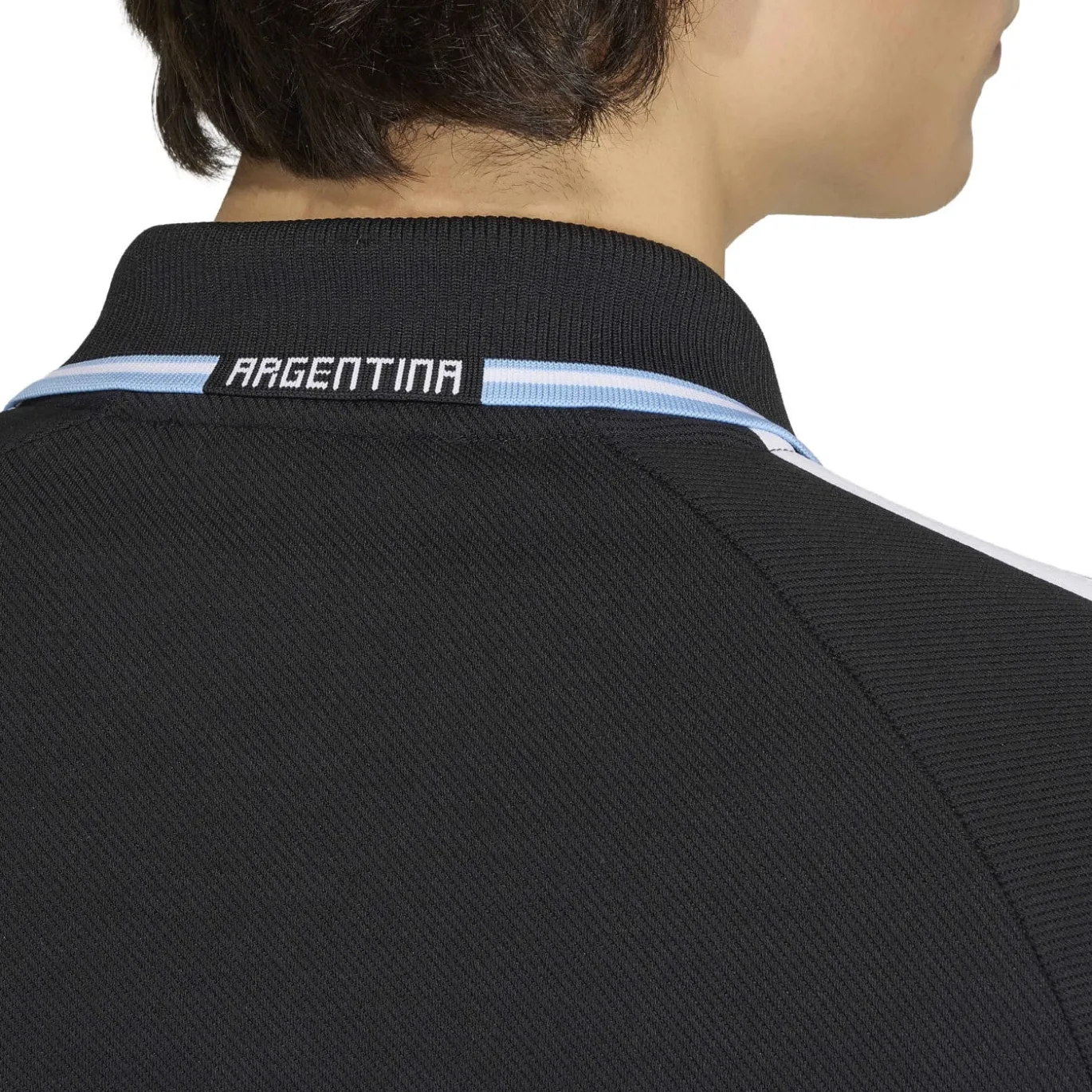 adidas Argentinië Originals Anthem Trainingsjack Zwart Wit Lichtblauw