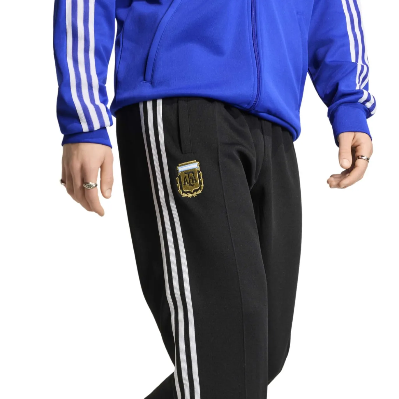 adidas Argentinië Originals Trainingsbroek Zwart Wit Goud