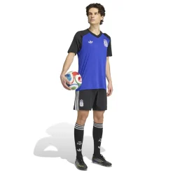 adidas Argentinië Pre-Match Trainingsshirt 2026-2028 Blauw Zwart Wit