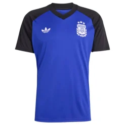 adidas Argentinië Pre-Match Trainingsshirt 2026-2028 Blauw Zwart Wit