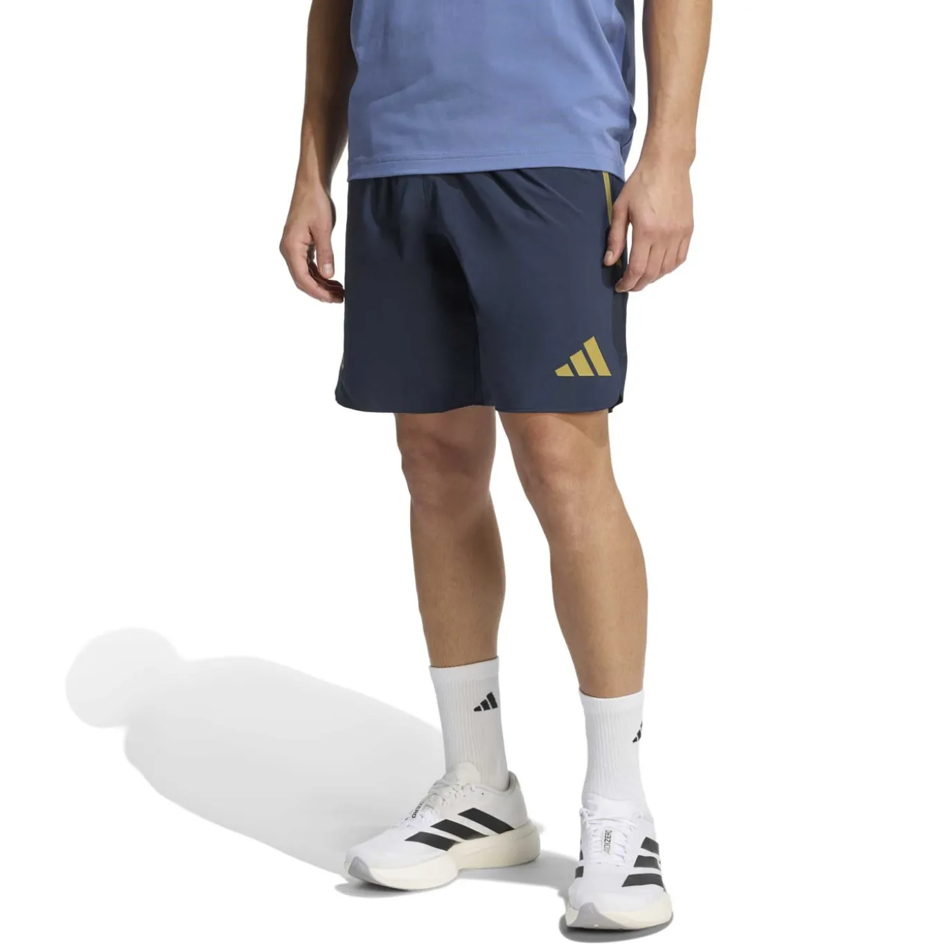 adidas Argentinië Tiro Travel Broekje 2026-2028 Donkerblauw Goud
