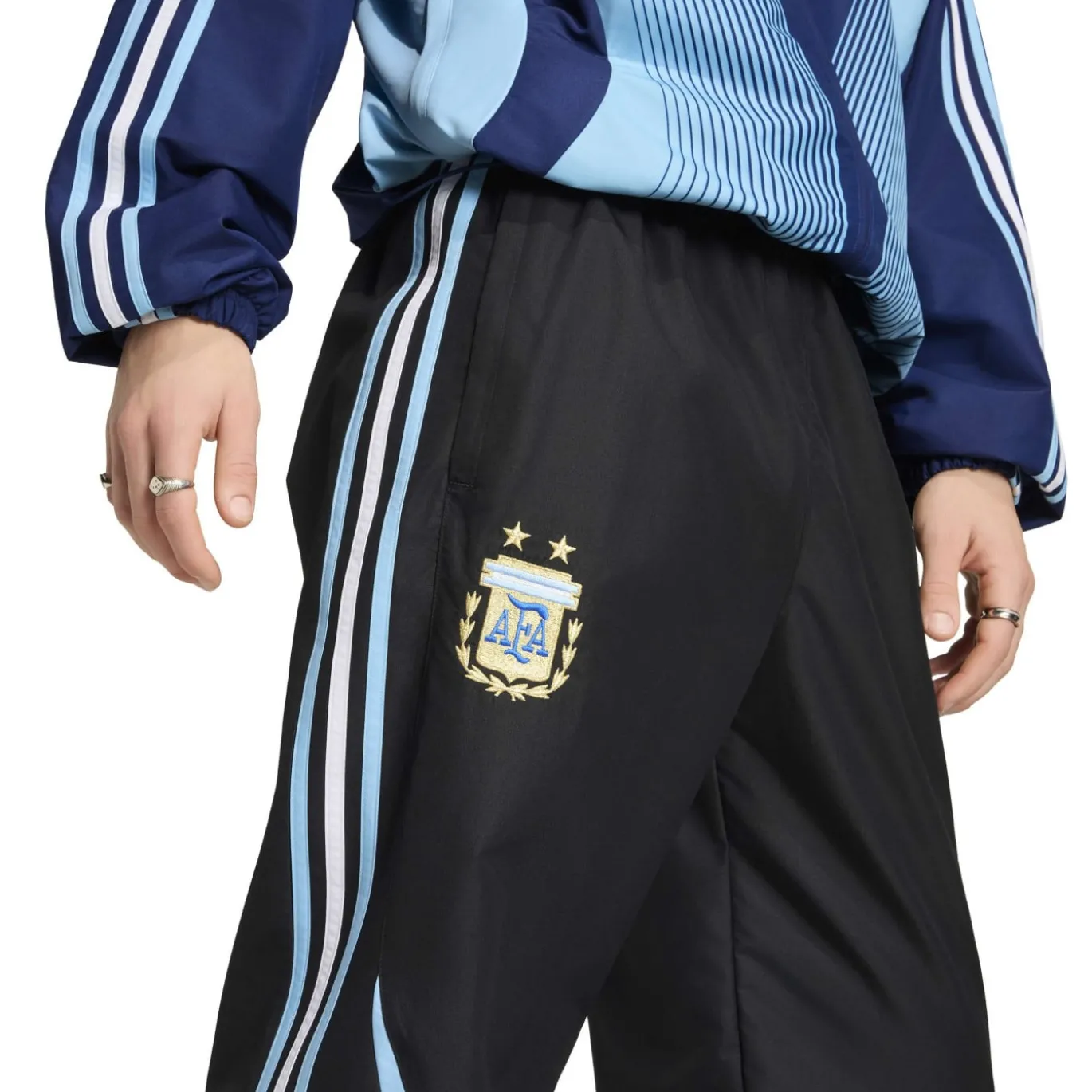 adidas Argentinië Trainingsbroek 2006 Donkerblauw Lichtblauw Goud