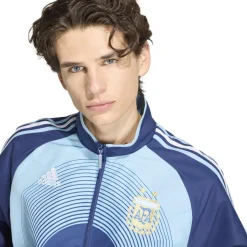 adidas Argentinië Trainingsjack 2006 Donkerblauw Lichtblauw Goud