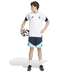 adidas Argentinië Trainingsshirt 2026-2028 Wit Donkerblauw Lichtblauw