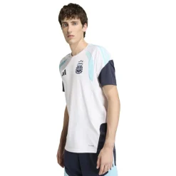 adidas Argentinië Trainingsshirt 2026-2028 Wit Donkerblauw Lichtblauw