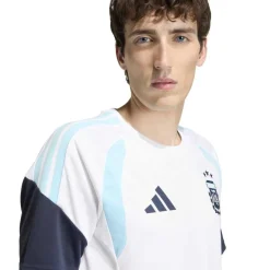 adidas Argentinië Trainingsshirt 2026-2028 Wit Donkerblauw Lichtblauw