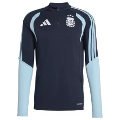 adidas Argentinië Trainingstrui 1/4-Zip 2026-2028 Donkerblauw Lichtblauw Wit