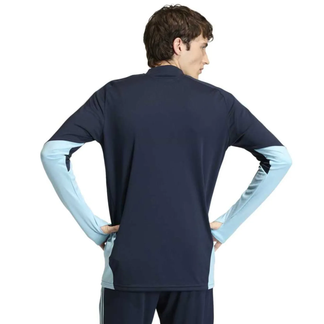 adidas Argentinië Trainingstrui 1/4-Zip 2026-2028 Donkerblauw Lichtblauw Wit
