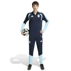 adidas Argentinië Trainingstrui 1/4-Zip 2026-2028 Donkerblauw Lichtblauw Wit