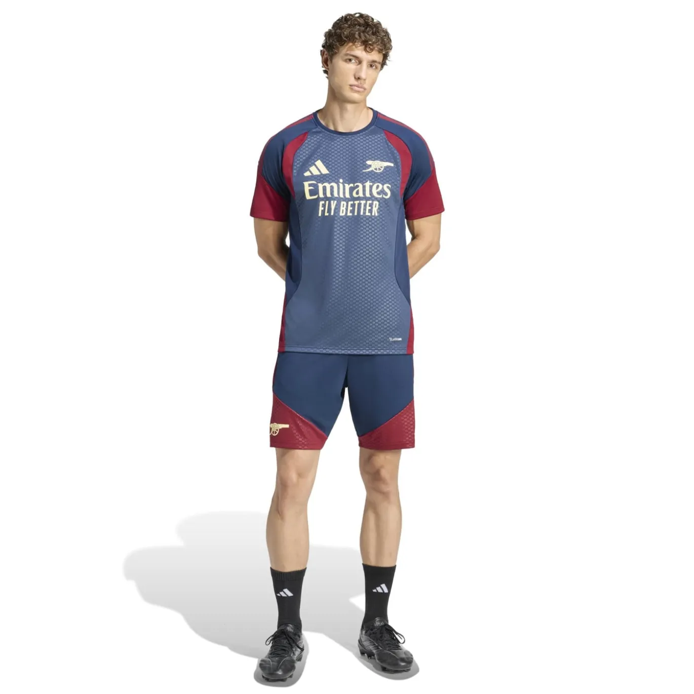 adidas Arsenal Europees Trainingsset 2026-2027 Donkerblauw Rood Lichtgeel