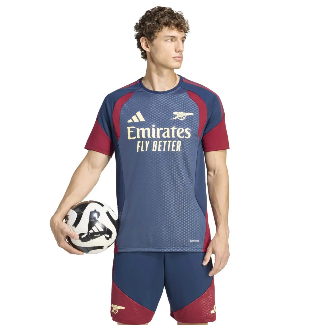 adidas Arsenal Europees Trainingsset 2026-2027 Donkerblauw Rood Lichtgeel
