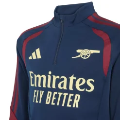 adidas Arsenal Europees Trainingspak 1/4-Zip 2026-2027 Kids Donkerblauw Rood Lichtgeel