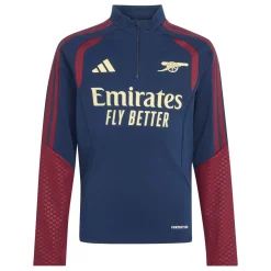 adidas Arsenal Europees Trainingspak 1/4-Zip 2026-2027 Kids Donkerblauw Rood Lichtgeel