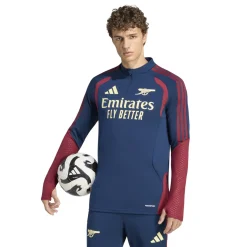 adidas Arsenal Europees Trainingspak 1/4-Zip 2026-2027 Donkerblauw Rood Lichtgeel