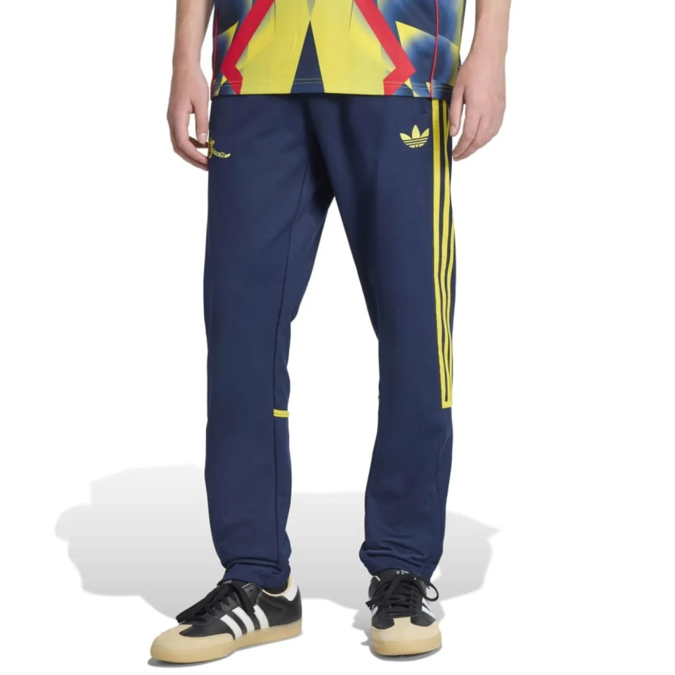 adidas Arsenal Lifestyler Trainingspak Full-Zip Donkerblauw Geel