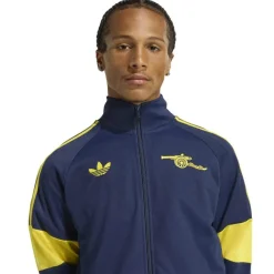 adidas Arsenal Lifestyler Trainingspak Full-Zip Donkerblauw Geel