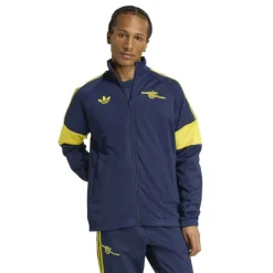 adidas Arsenal Lifestyler Trainingspak Full-Zip Donkerblauw Geel