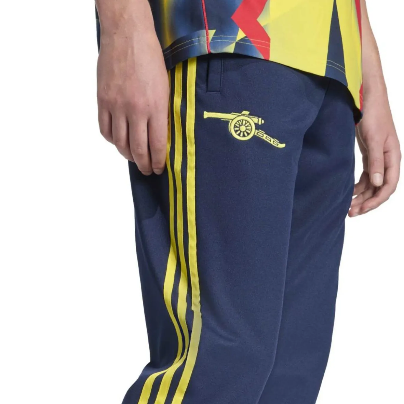 adidas Arsenal Lifestyler Trainingspak Full-Zip Donkerblauw Geel