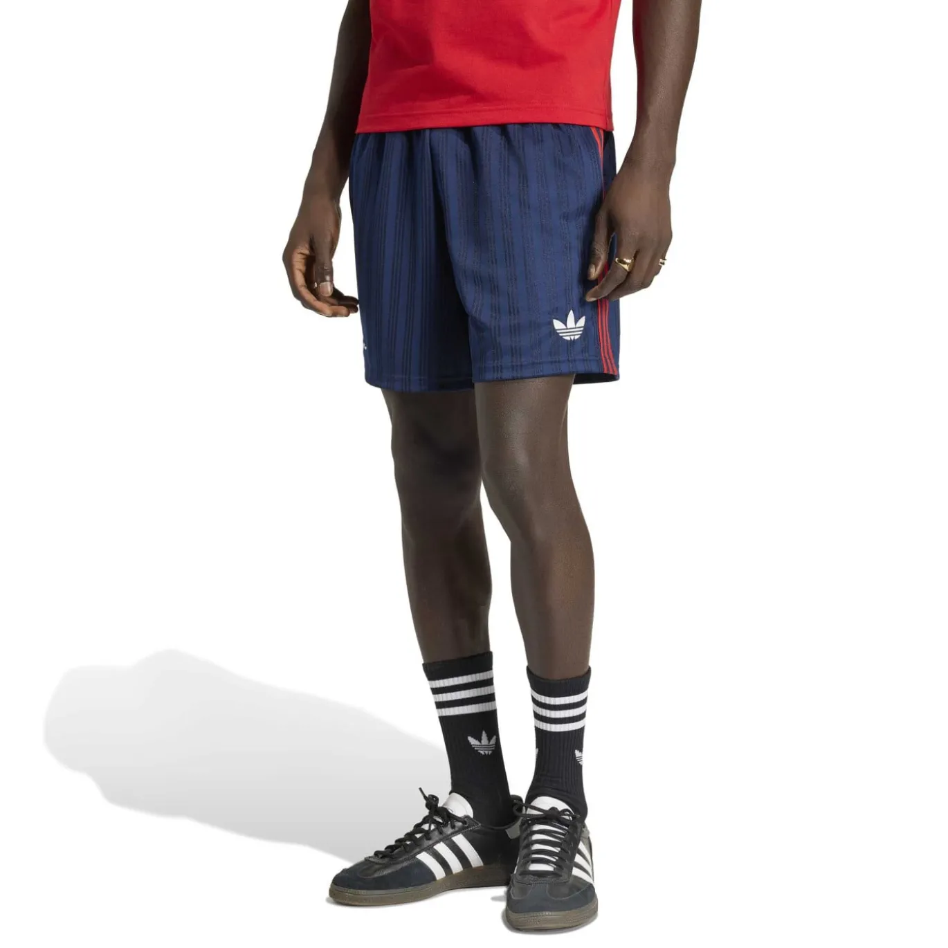 adidas Arsenal Originals Broekje Donkerblauw Rood Wit