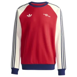 adidas Arsenal Originals Crew Sweater Rood Wit Donkerblauw