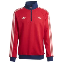 adidas Arsenal Originals Trainingstrui 1/4-Zip Rood Donkerblauw Wit