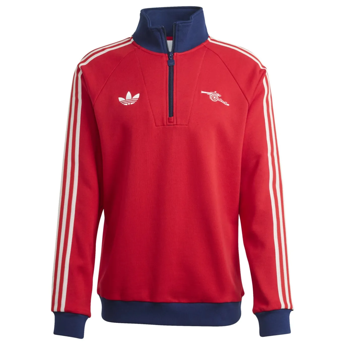 adidas Arsenal Originals Trainingstrui 1/4-Zip Rood Donkerblauw Wit