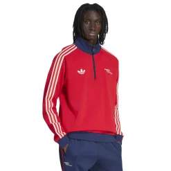 adidas Arsenal Originals Trainingstrui 1/4-Zip Rood Donkerblauw Wit