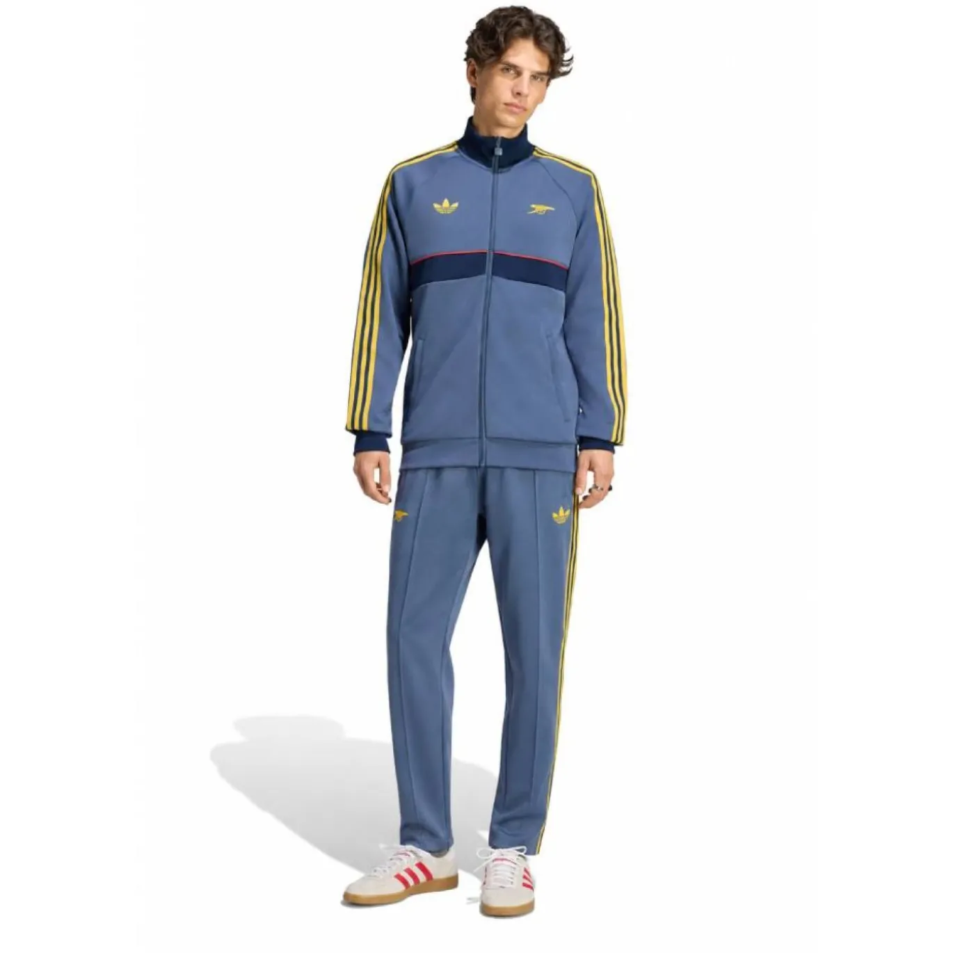 adidas Arsenal Originals Trainingspak Full-Zip Donkerblauw Lichtoranje