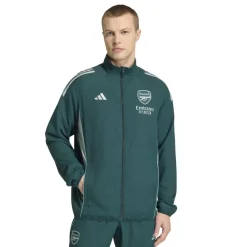 adidas Arsenal Presentatie Trainingspak 2025-2026 Donkergroen Grijs