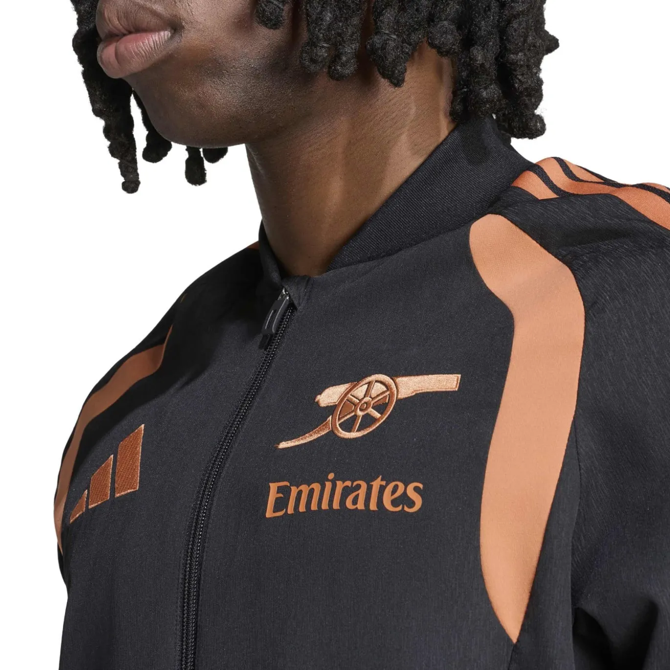 adidas Arsenal Presentatie Trainingsjack 2026-2027 Zwart Oranje