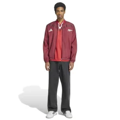 adidas Arsenal Stadium Trainingsjack 2026-2027 Bordeauxrood Zwart Wit