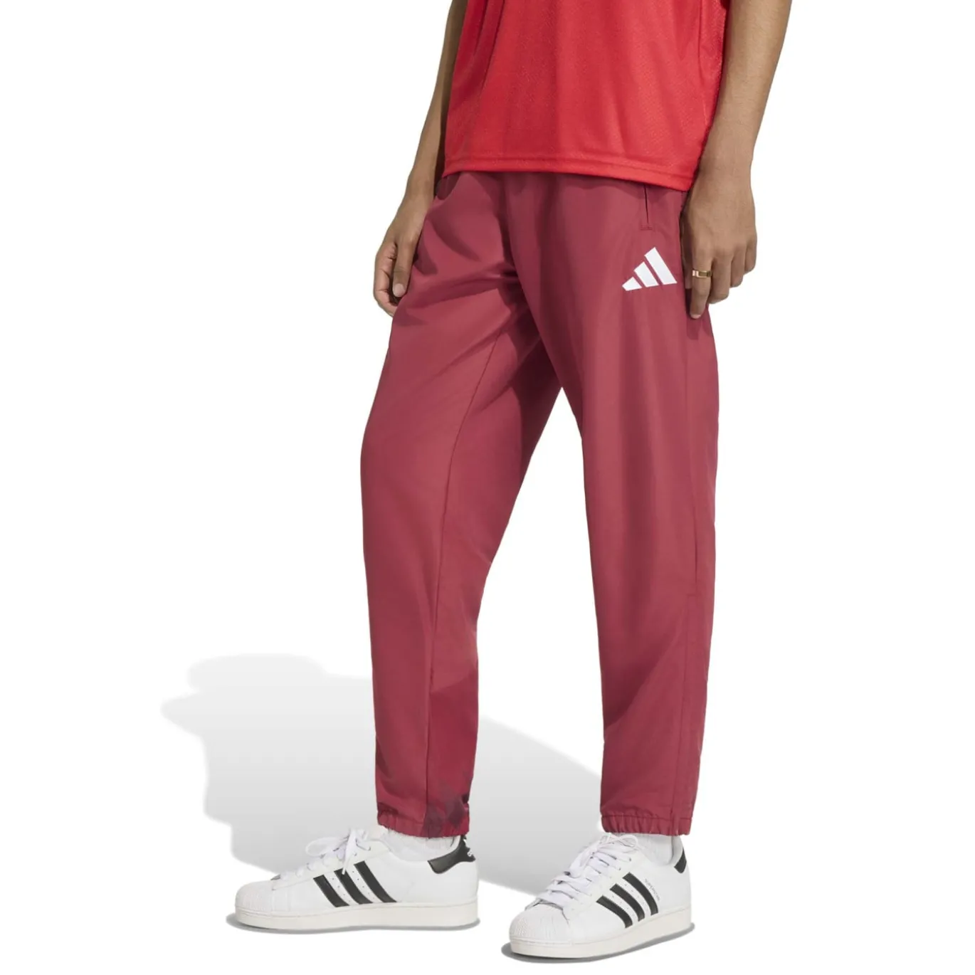 adidas Arsenal Stadium Trainingsbroek 2026-2027 Bordeauxrood Zwart Wit