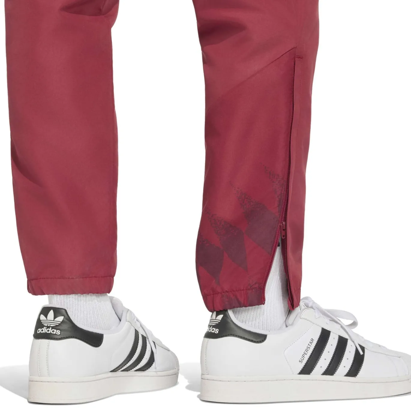 adidas Arsenal Stadium Trainingsbroek 2026-2027 Bordeauxrood Zwart Wit