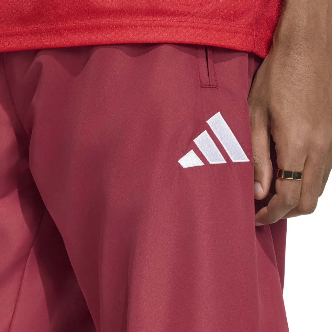 adidas Arsenal Stadium Trainingsbroek 2026-2027 Bordeauxrood Zwart Wit
