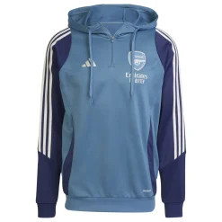 adidas Arsenal Track Hoodie 2025-2026 Blauw Donkerblauw Wit