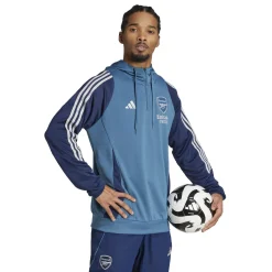 adidas Arsenal Track Trainingspak Hooded 2025-2026 Blauw Donkerblauw Wit