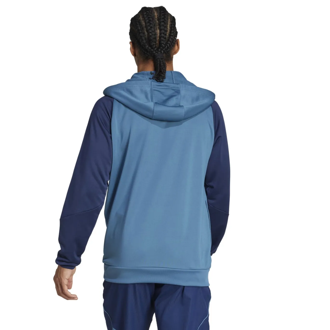 adidas Arsenal Track Trainingspak Hooded 2025-2026 Blauw Donkerblauw Wit
