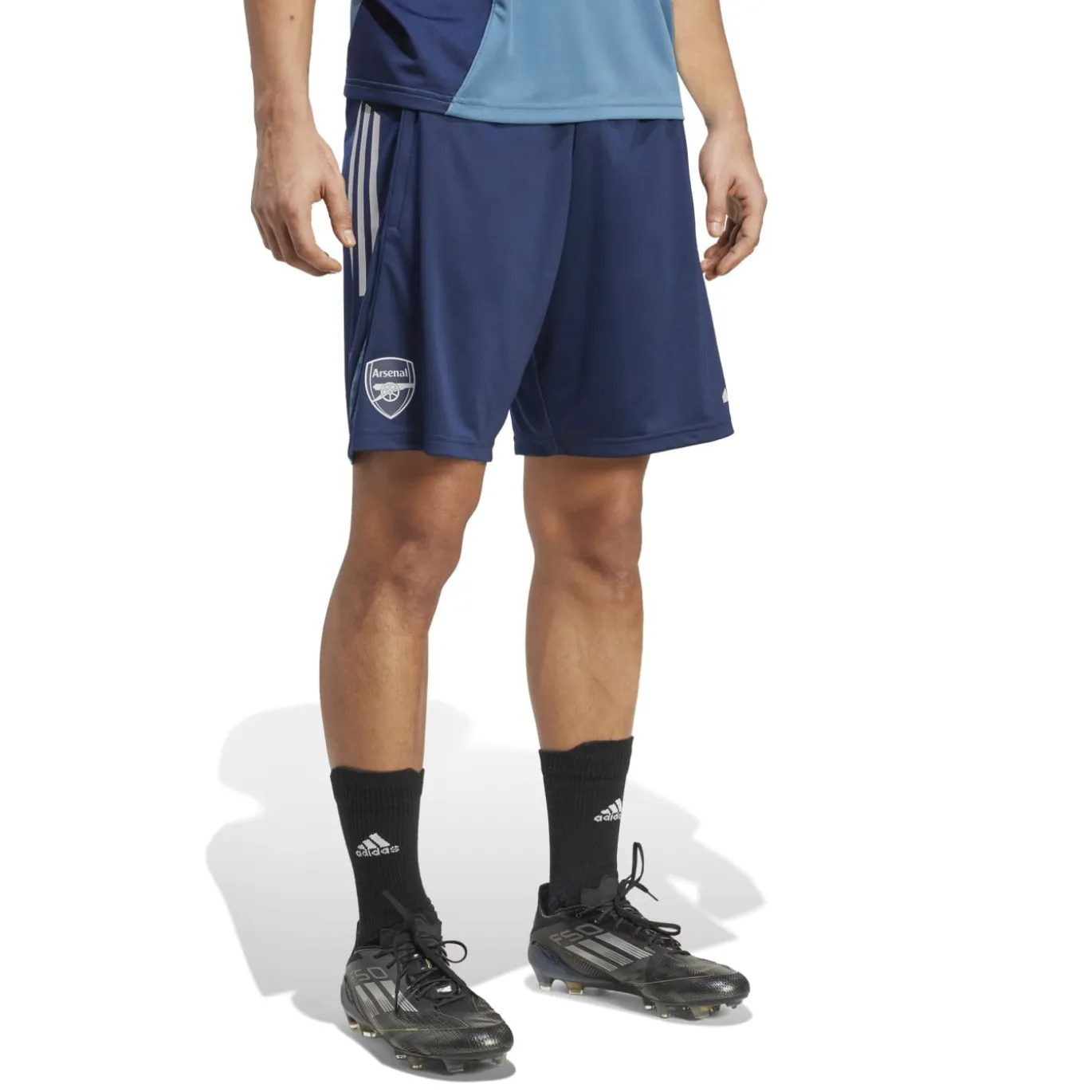 adidas Arsenal Trainingsbroekje 2025-2026 Donkerblauw Blauw Wit