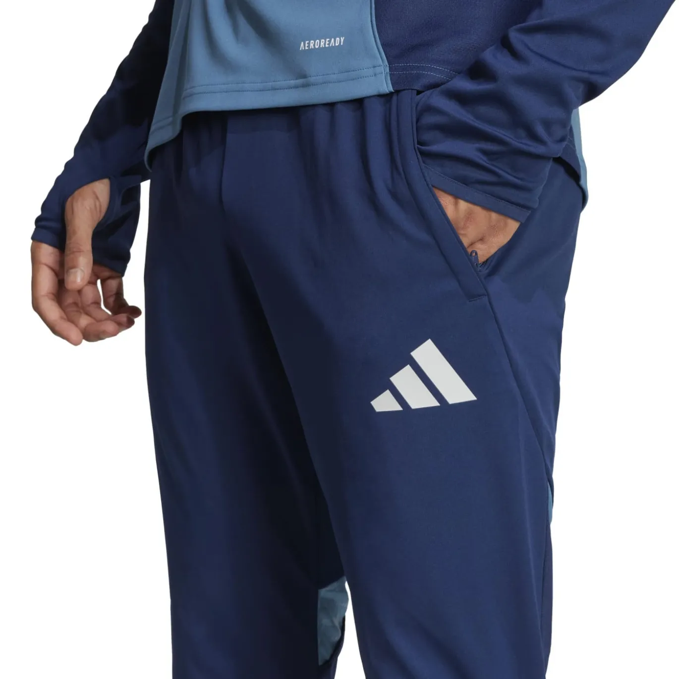adidas Arsenal Trainingsbroek 2025-2026 Donkerblauw Blauw Wit