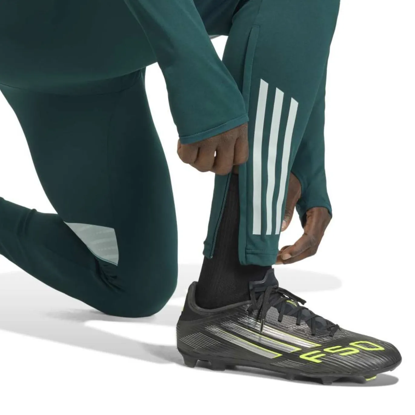adidas Arsenal Trainingsbroek 2025-2026 Donkergroen Grijs