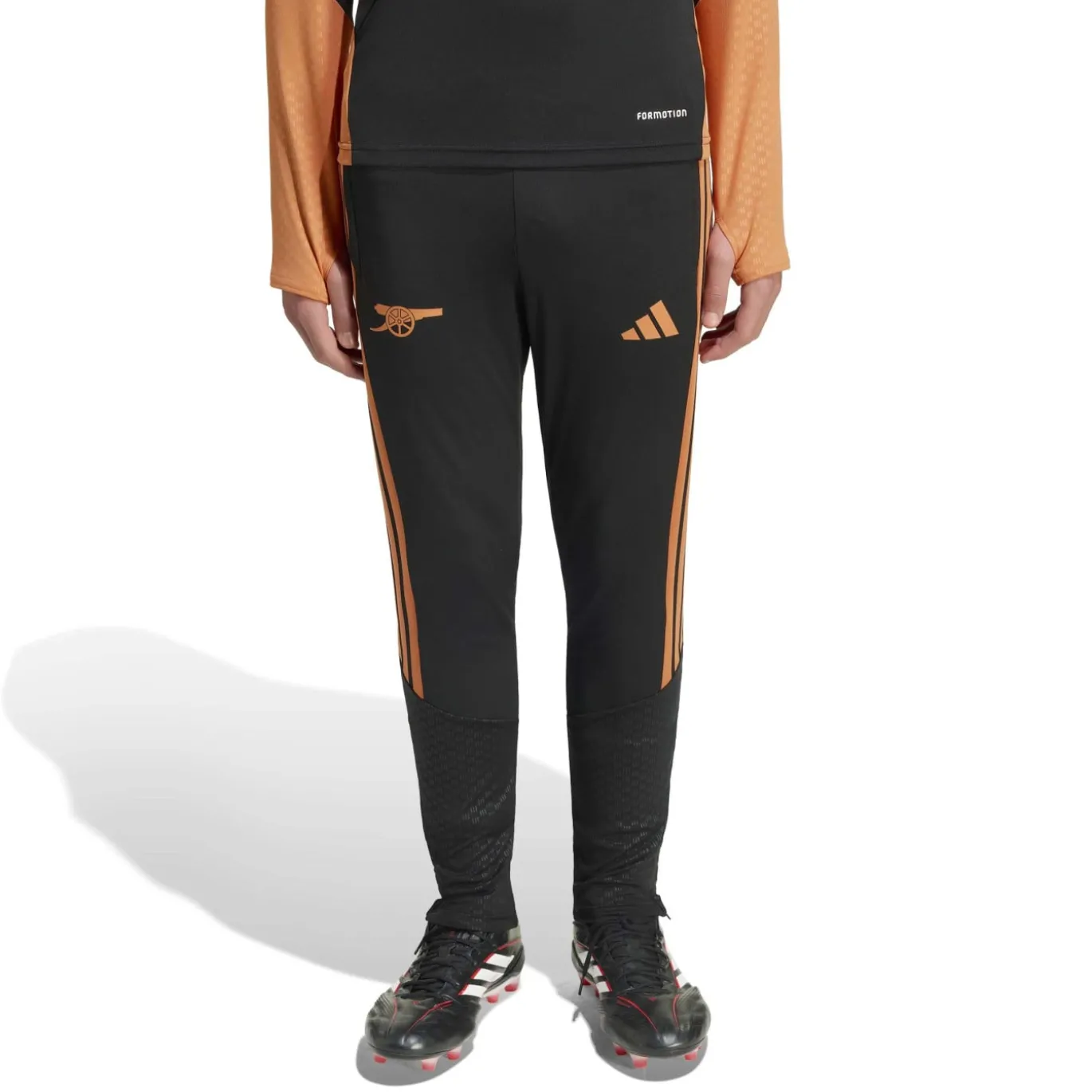 adidas Arsenal Trainingsbroek 2026-2027 Kids Zwart Oranje