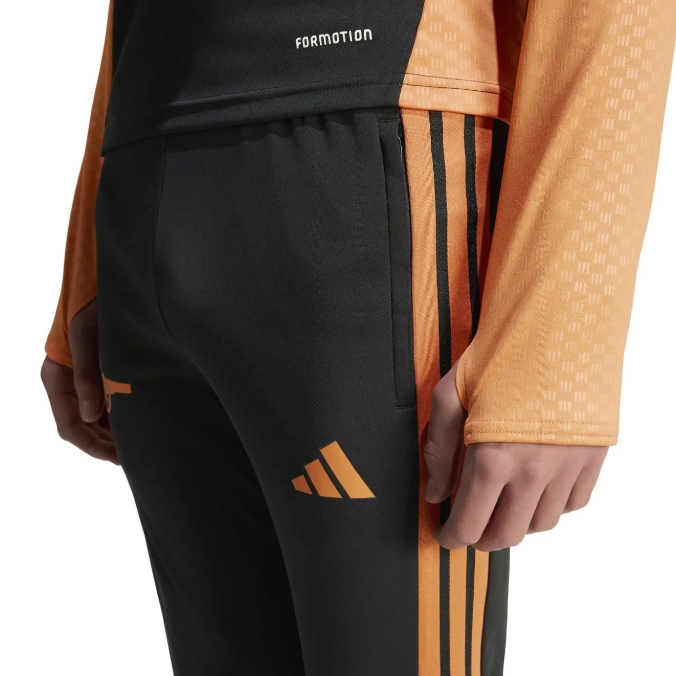 adidas Arsenal Trainingsbroek 2026-2027 Kids Zwart Oranje