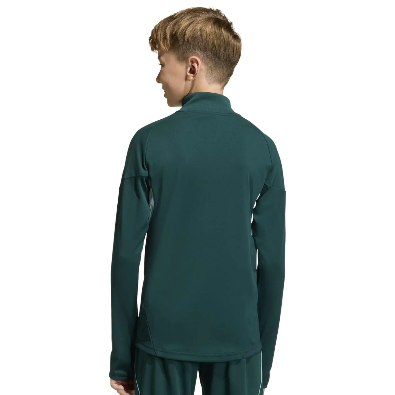 adidas Arsenal Trainingspak 1/4-Zip 2025-2026 Kids Donkergroen Grijs