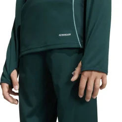 adidas Arsenal Trainingspak 1/4-Zip 2025-2026 Kids Donkergroen Grijs