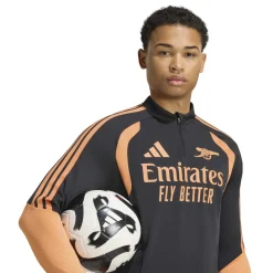 adidas Arsenal Trainingspak 1/4-Zip 2026-2027 Zwart Oranje
