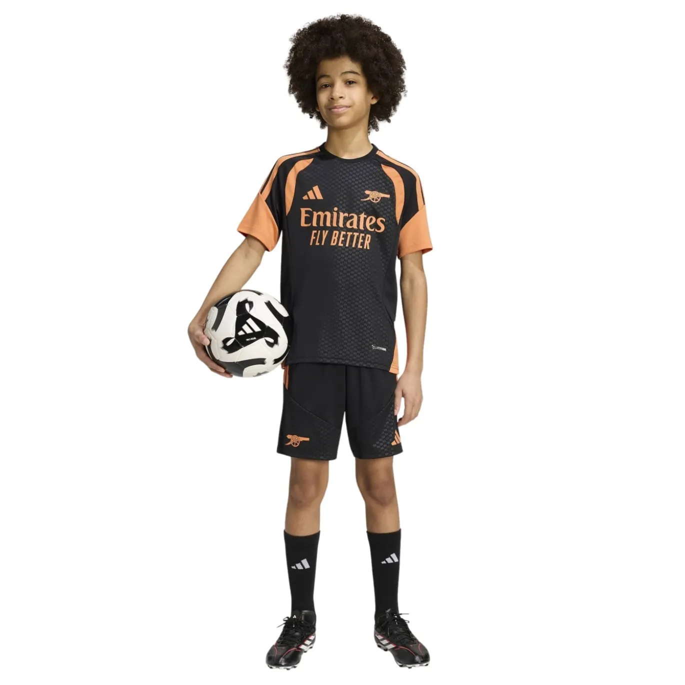 adidas Arsenal Trainingsset 2026-2027 Kids Zwart Oranje